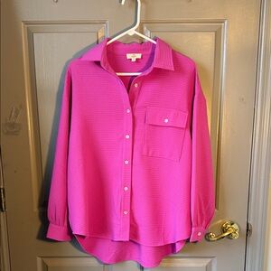 Entro Pink Button Down Shirt